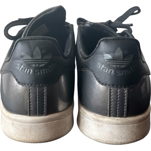 Adidas Originals Womans Black Stan Smith casual sneaker - Picture 6 of 6
